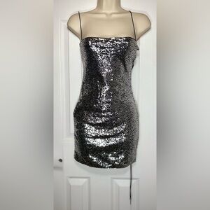 SOLADO Sequin Mini Dress